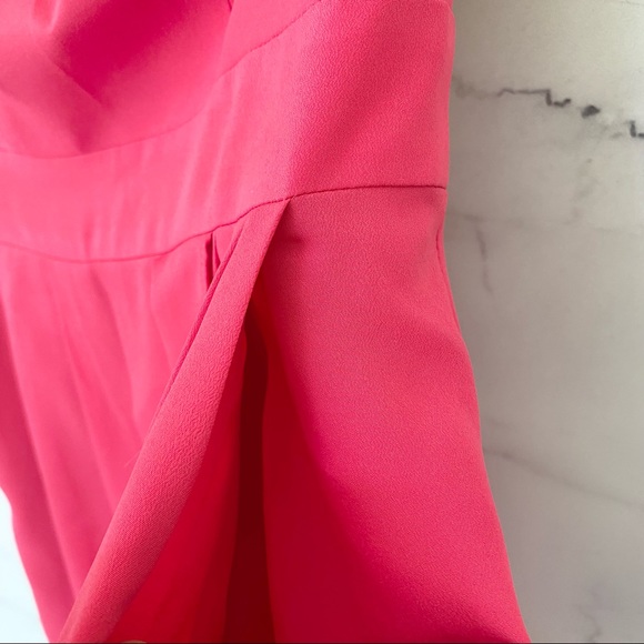 BCBGeneration Hot Pink Strapless Dress w/ Pockets Size 0 - Picture 2 of 12